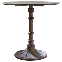 Best Furniture Outlet - Coaster - Oswego Round 30-inch Bistro Dining Table Bronze - 100063