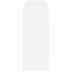 Prescott Rectangular Home Bar Table White High Gloss