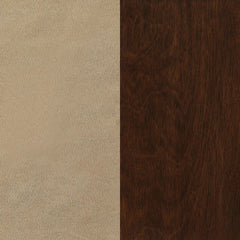 Marietta Upholstered Swivel Dining and Game Chair Tobacco