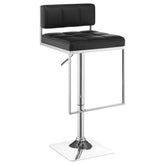 Best Furniture Outlet - Coaster - Alameda Adjustable Bar Stool Chrome and Black - 100194