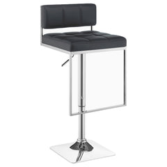 Best Furniture Outlet - Coaster - Alameda Adjustable Bar Stool Chrome and Grey - 100195