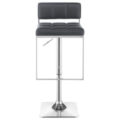 Alameda Adjustable Bar Stool Chrome and Grey