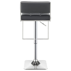 Alameda Adjustable Bar Stool Chrome and Grey