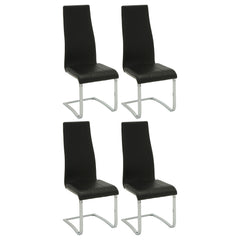 Best Furniture Outlet - Coaster - Montclair Upholstered Dining Side Chair Black (Set of 4) - 100515BLK
