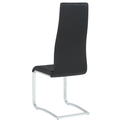 Montclair Upholstered Dining Side Chair Black (Set of 4)