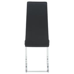 Montclair Upholstered Dining Side Chair Black (Set of 4)