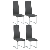 Best Furniture Outlet - Coaster - Montclair Upholstered Dining Side Chair Grey (Set of 4) - 100515GRY