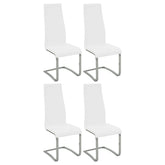 Best Furniture Outlet - Coaster - Montclair Upholstered Dining Side Chair White (Set of 4) - 100515WHT