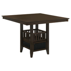 Best Furniture Outlet - Coaster - Jaden Square 47-inch Counter Height Dining Table Espresso - 100958