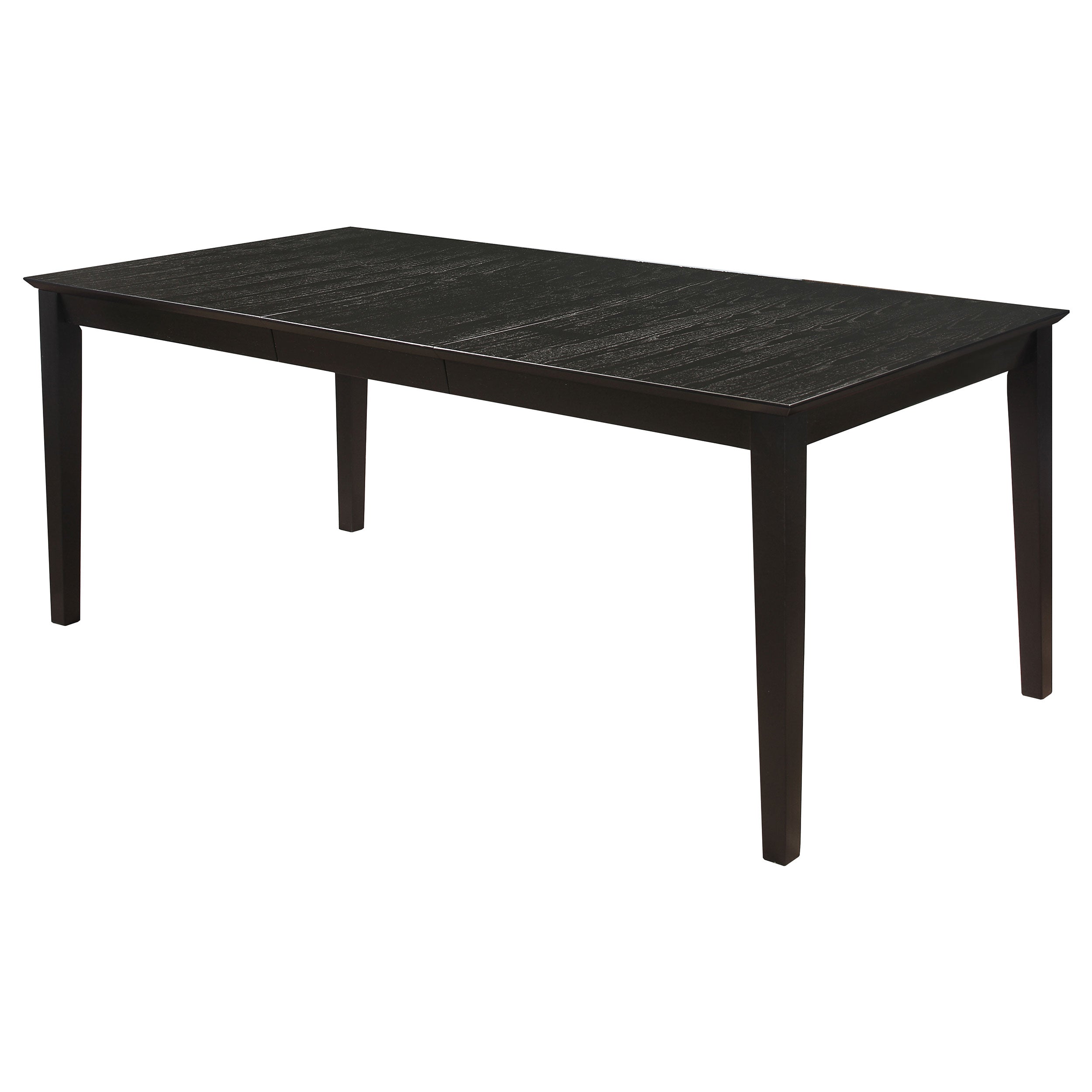 Best Furniture Outlet - Coaster - Louise Rectangular 78-inch Extension Leaf Dining Table Black - 101561