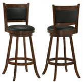 Best Furniture Outlet - Coaster - Broxton Upholstered Swivel Bar Chair Chestnut (Set of 2) - 101920