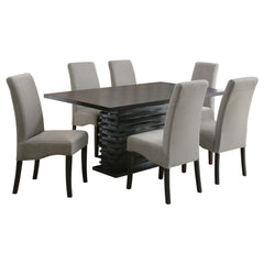 Stanton 7-piece Rectangular Dining Table Set Grey