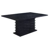 Best Furniture Outlet - Coaster - Stanton Rectangular 66-inch Dining Table Black - 102061