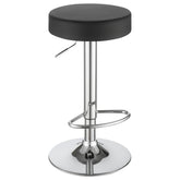 Best Furniture Outlet - Coaster - Ramses 29-inch Adjustable Bar Stool Chrome and Black - 102558
