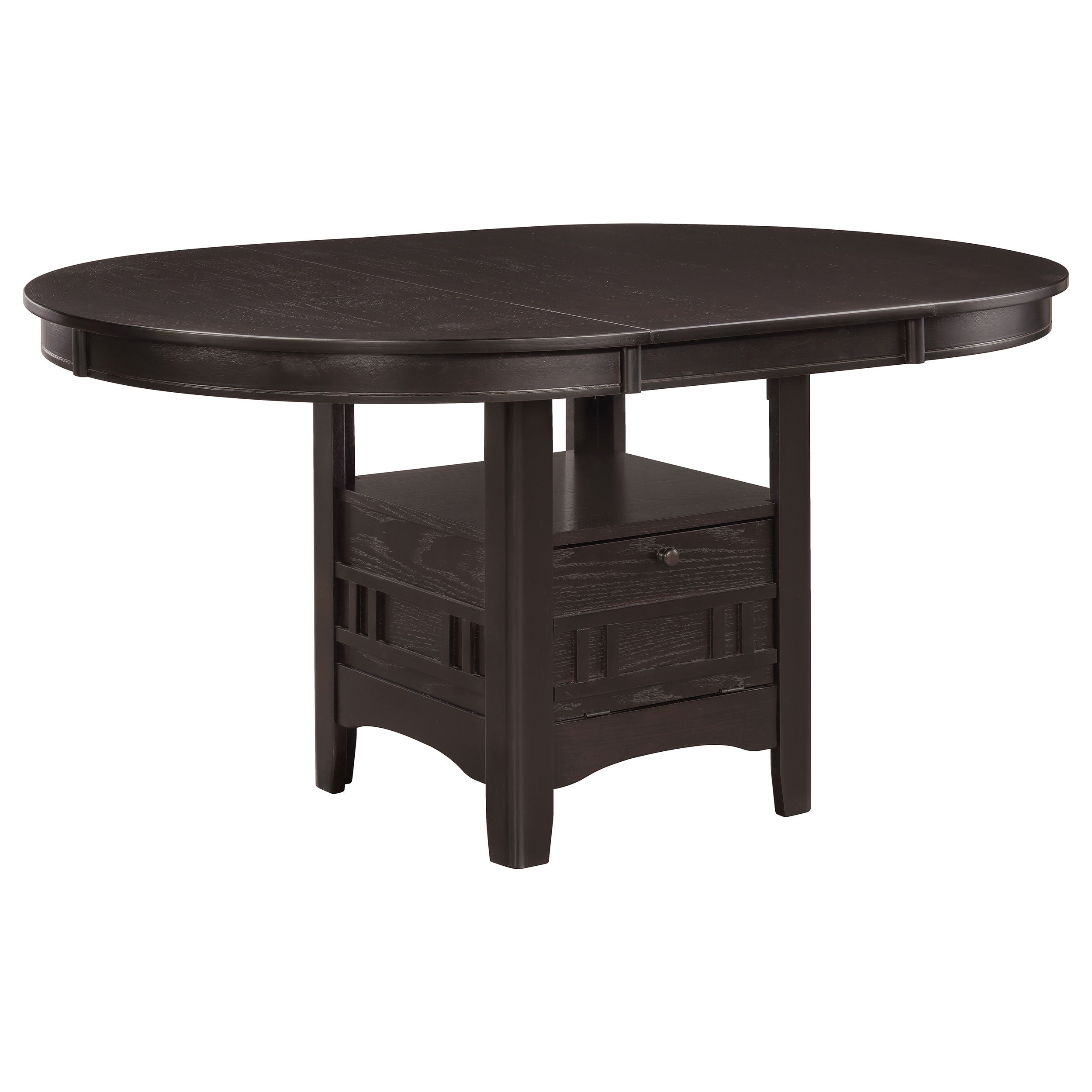 Best Furniture Outlet - Coaster - Lavon Oval 60-inch Wood Extension Leaf Dining Table Espresso - 102671