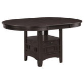Best Furniture Outlet - Coaster - Lavon Oval 60-inch Wood Extension Leaf Dining Table Espresso - 102671
