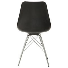 Juniper Polypropylene Dining Side Chair Black (Set of 2)