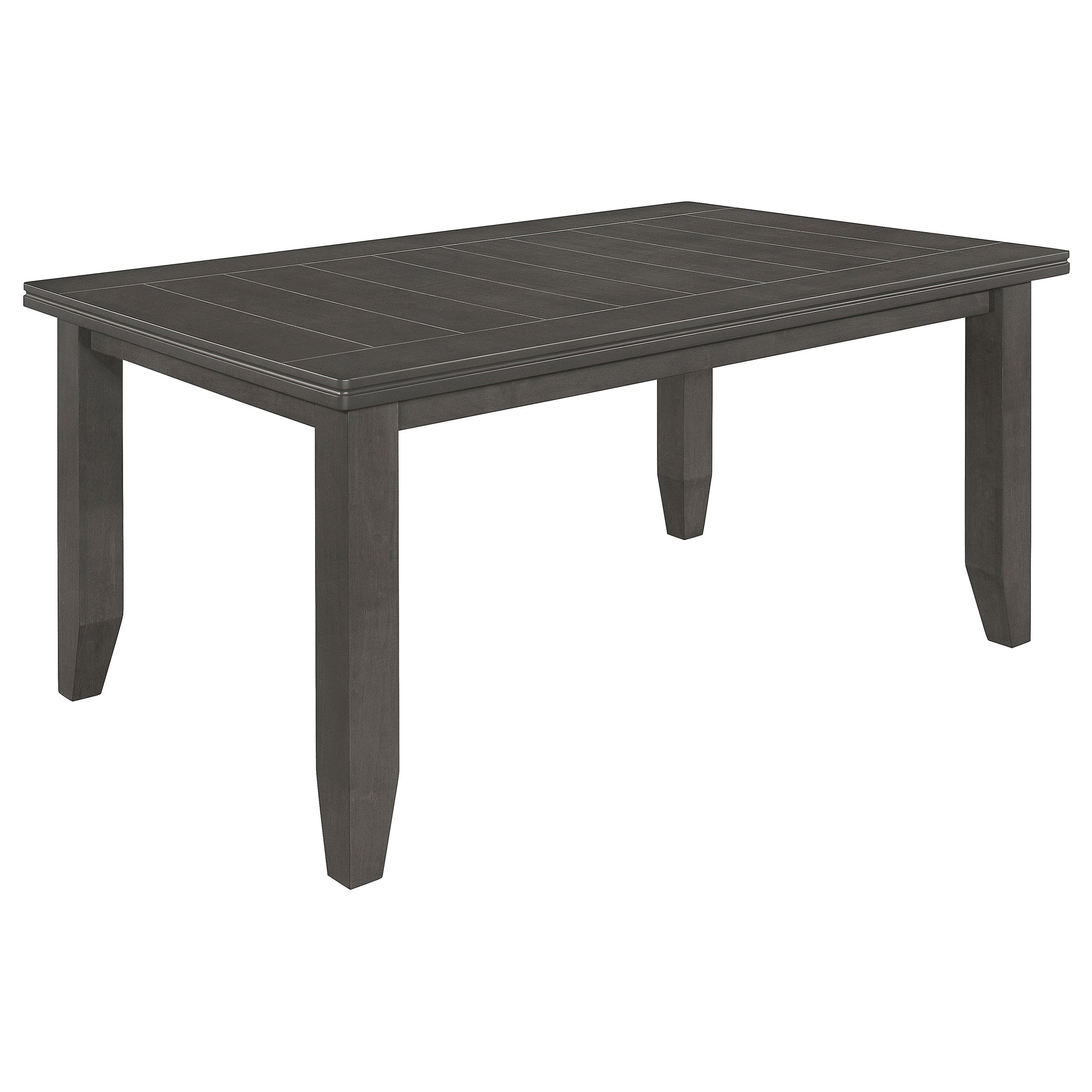 Best Furniture Outlet - Coaster - Dalila Rectangular 66-inch Wood Dining Table Dark Grey - 102721GRY