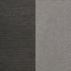 Dalila Wood Dining Side Chair Dark Grey (Set of 2)