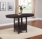 Best Furniture Outlet - Coaster - Lavon Oval 60-inch Extension Counter Dining Table Espresso - 102888