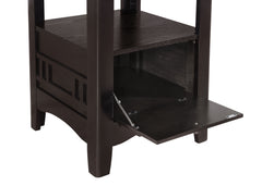 Lavon Oval 60-inch Counter Height Extension Dining Table Espresso
