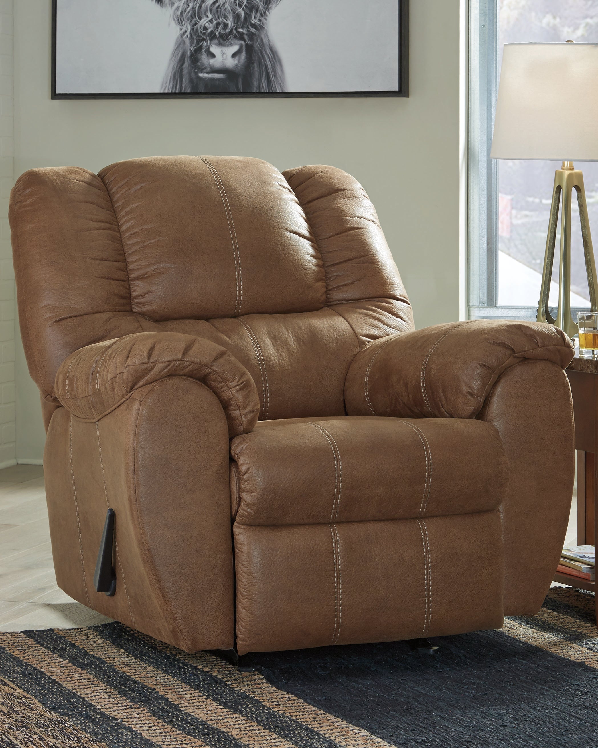 Best Furniture Outlet - Ashley Furniture - McGann Living Room - Rocker Recliner / Saddle - 1030225