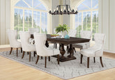 Best Furniture Outlet - Coaster - Ridgewell 9-piece Rectangular Trestle Dining Set Dark Oak - 104601-S9