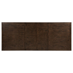 Ridgewell 9-piece Rectangular Trestle Dining Set Dark Oak