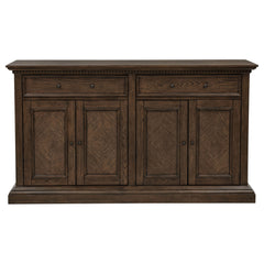 Ridgewell 2-drawer 4-door Dining Server Dark Oak