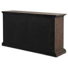 Ridgewell 2-drawer 4-door Dining Server Dark Oak