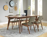 Best Furniture Outlet - Coaster - Malone 5-piece Rectangular Dining Table Set Dark Walnut - 105351-S5