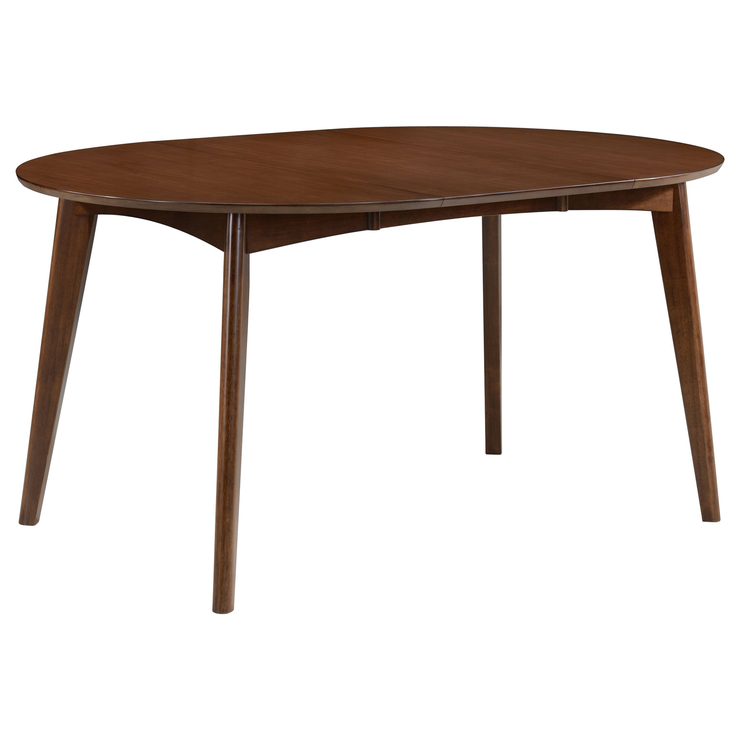 Best Furniture Outlet - Coaster - Jedda Oval 60-inch Extension Leaf Dining Table Dark Walnut - 105361