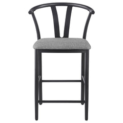 Dolman Counter Height Dining Side Chair Grey (Set of 2)