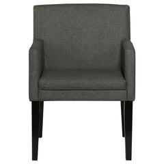 Catherine Upholstered Dining Arm Chair Grey (Set of 2)