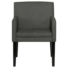Catherine Upholstered Dining Arm Chair Grey (Set of 2)