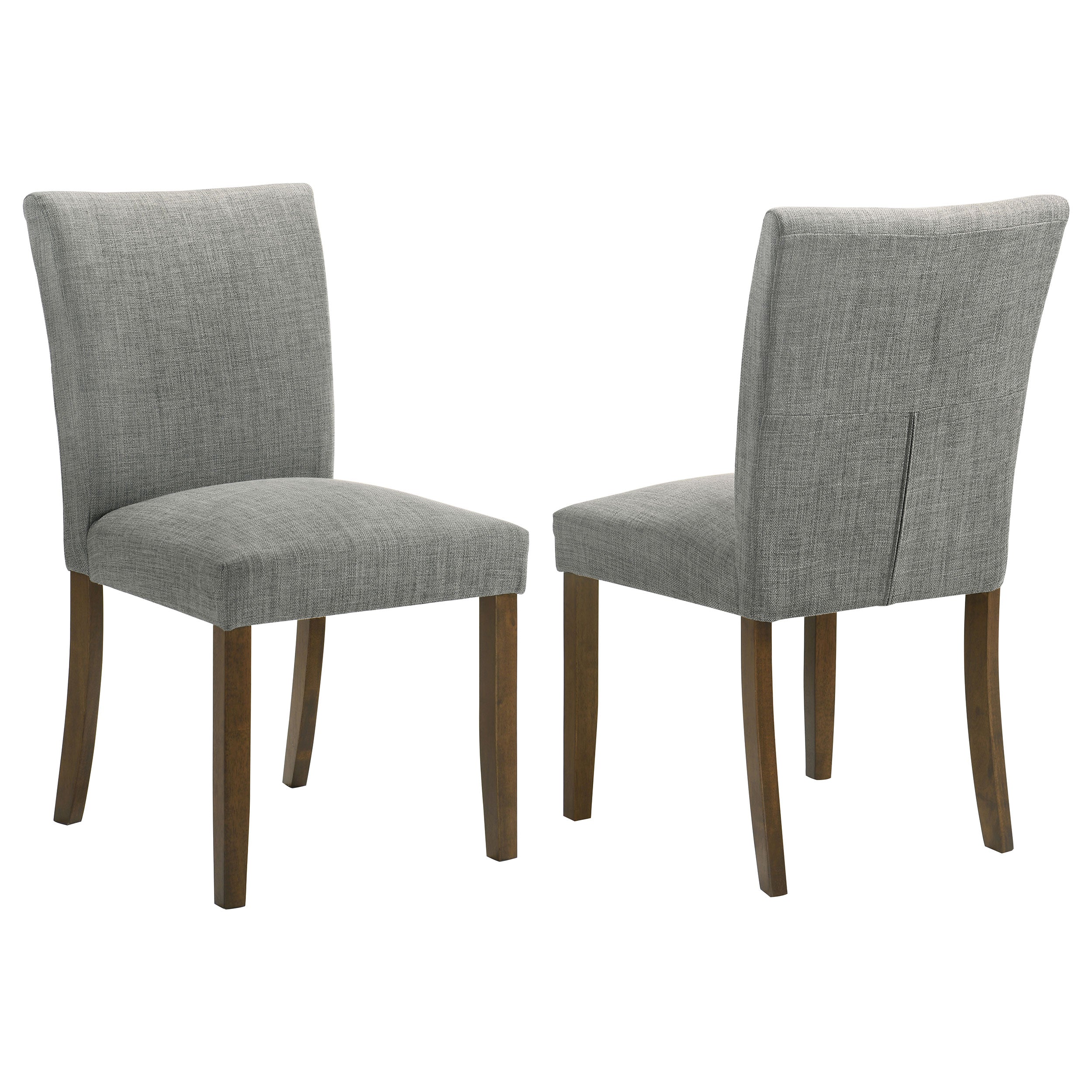 Best Furniture Outlet - Coaster - Paxton Upholstered Dining Side Chair Grey (Set of 2) - 106379