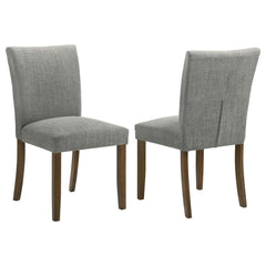 Best Furniture Outlet - Coaster - Cantley Upholstered Dining Side Chair Grey (Set of 2) - 106379