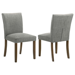Best Furniture Outlet - Coaster - Paxton Upholstered Dining Side Chair Grey (Set of 2) - 106379