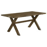Best Furniture Outlet - Coaster - Alston Rectangular 71-inch Dining Table Knotty Nutmeg - 106381
