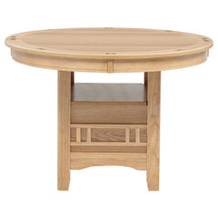 Lavon Oval 60-inch Wood Extension Leaf Dining Table Light Oak