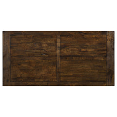 Coleman 9-piece Rectangular Dining Set Rustic Golden Brown