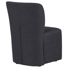 Jaelynn Upholstered Parsons Dining Side Chair Charcoal (Set of 2)