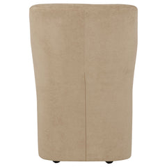 Jaelynn Upholstered Parsons Dining Side Chair Tan (Set of 2)
