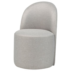 Aubrey Upholstered Barrel Dining Side Chair Beige (Set of 2)