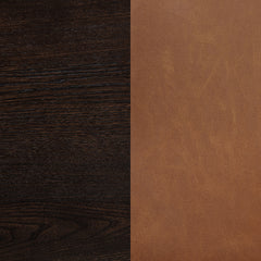 Tegan Faux Leather Upholstered Dining Side Chair Cognac (Set of 2)