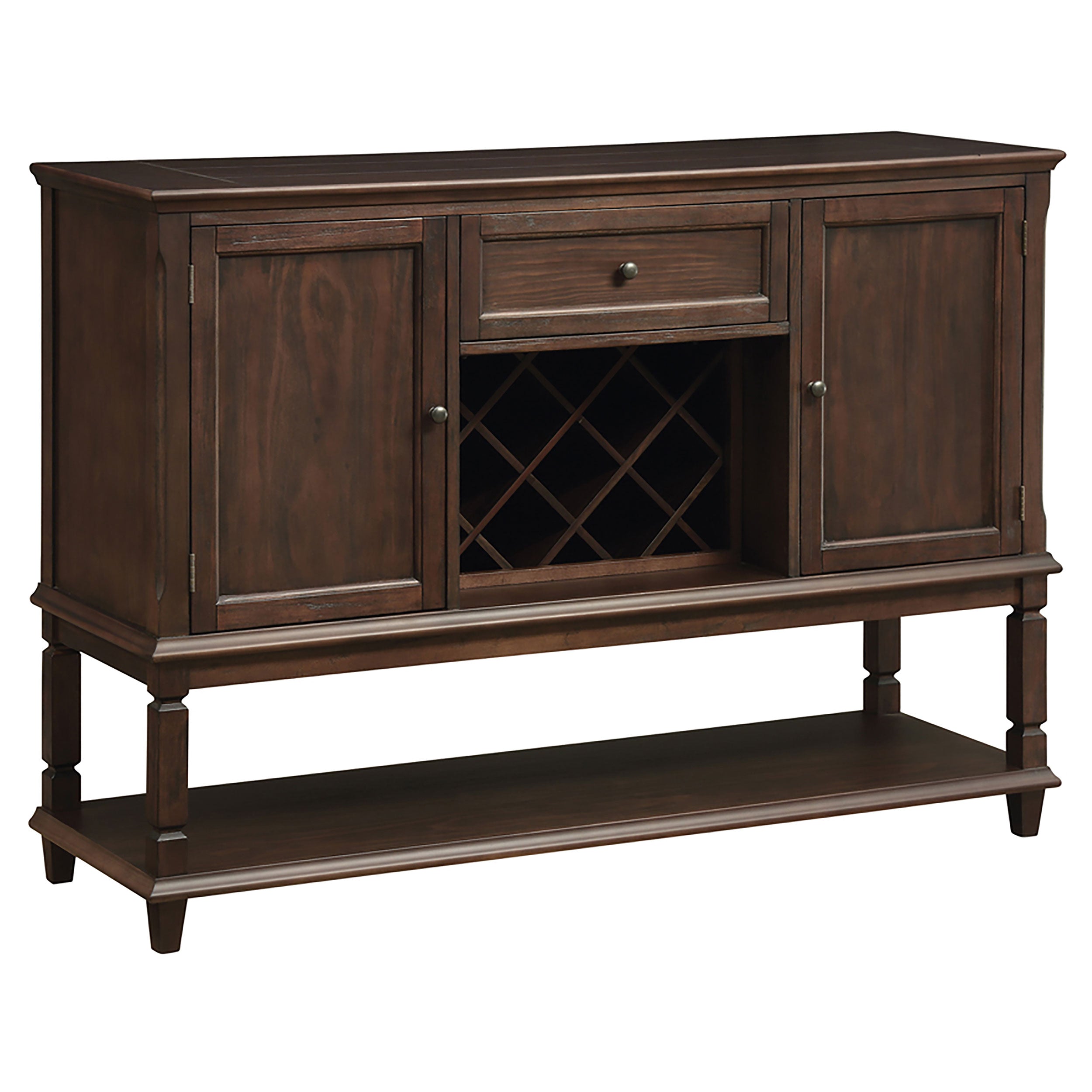 Best Furniture Outlet - Coaster - Parkins 2-door Sideboard Buffet Cabinet Rustic Espresso - 107415