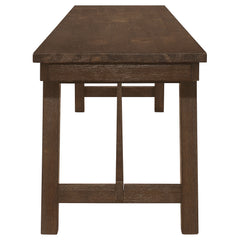 Reynolds 6-piece Rectangular Dining Table Set Brown Oak