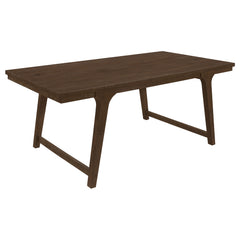Best Furniture Outlet - Coaster - Reynolds Rectangular 79-inch Wood Dining Table Brown Oak - 107591