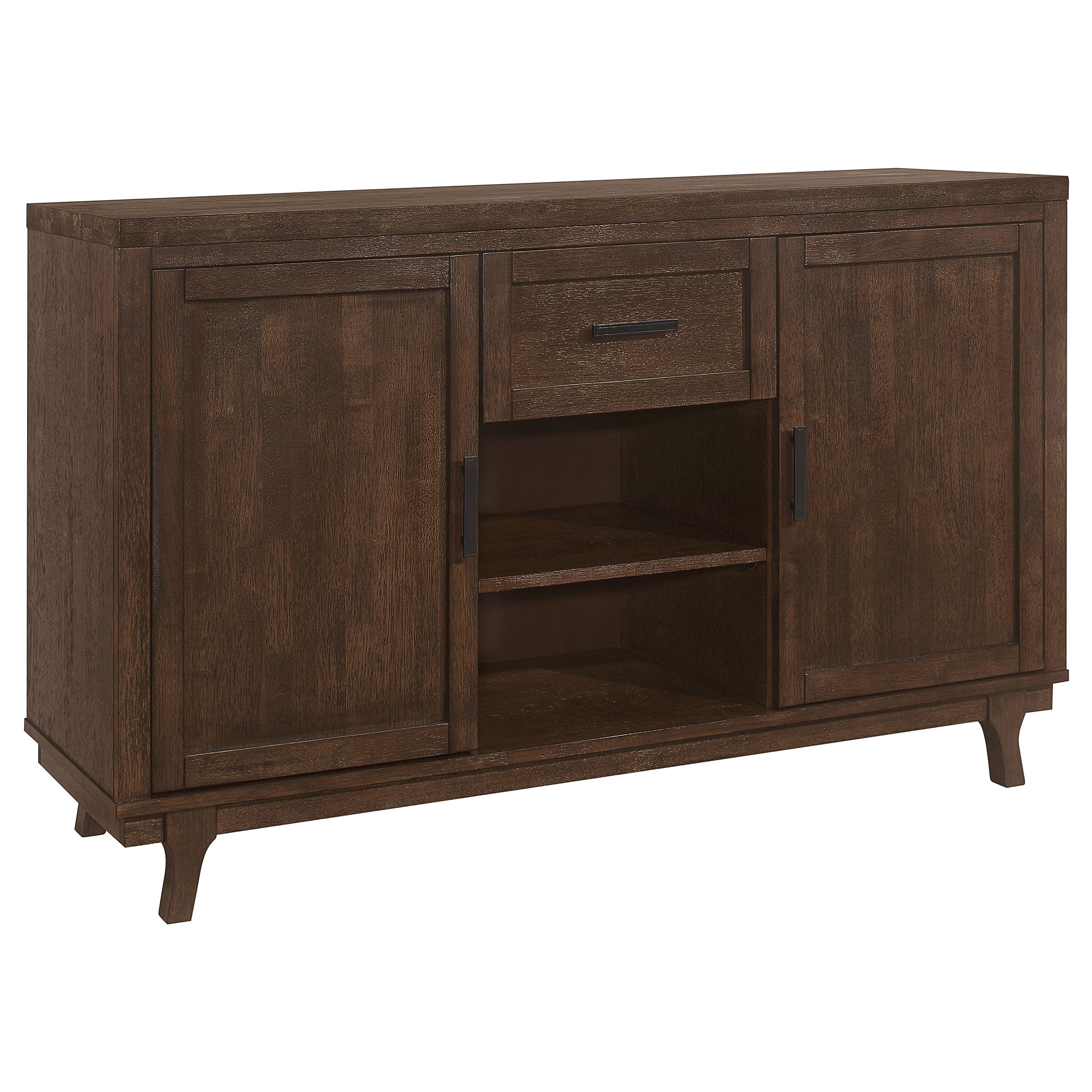 Best Furniture Outlet - Coaster - Reynolds 2-door Sideboard Buffet Storage Cabinet Brown Oak - 107595