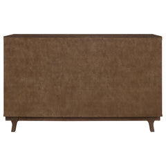 Reynolds 2-door Sideboard Buffet Storage Cabinet Brown Oak